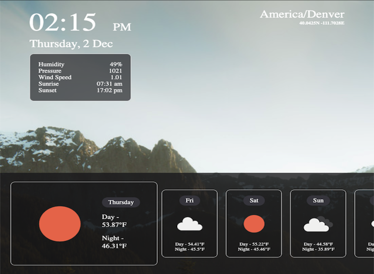 Weather app image